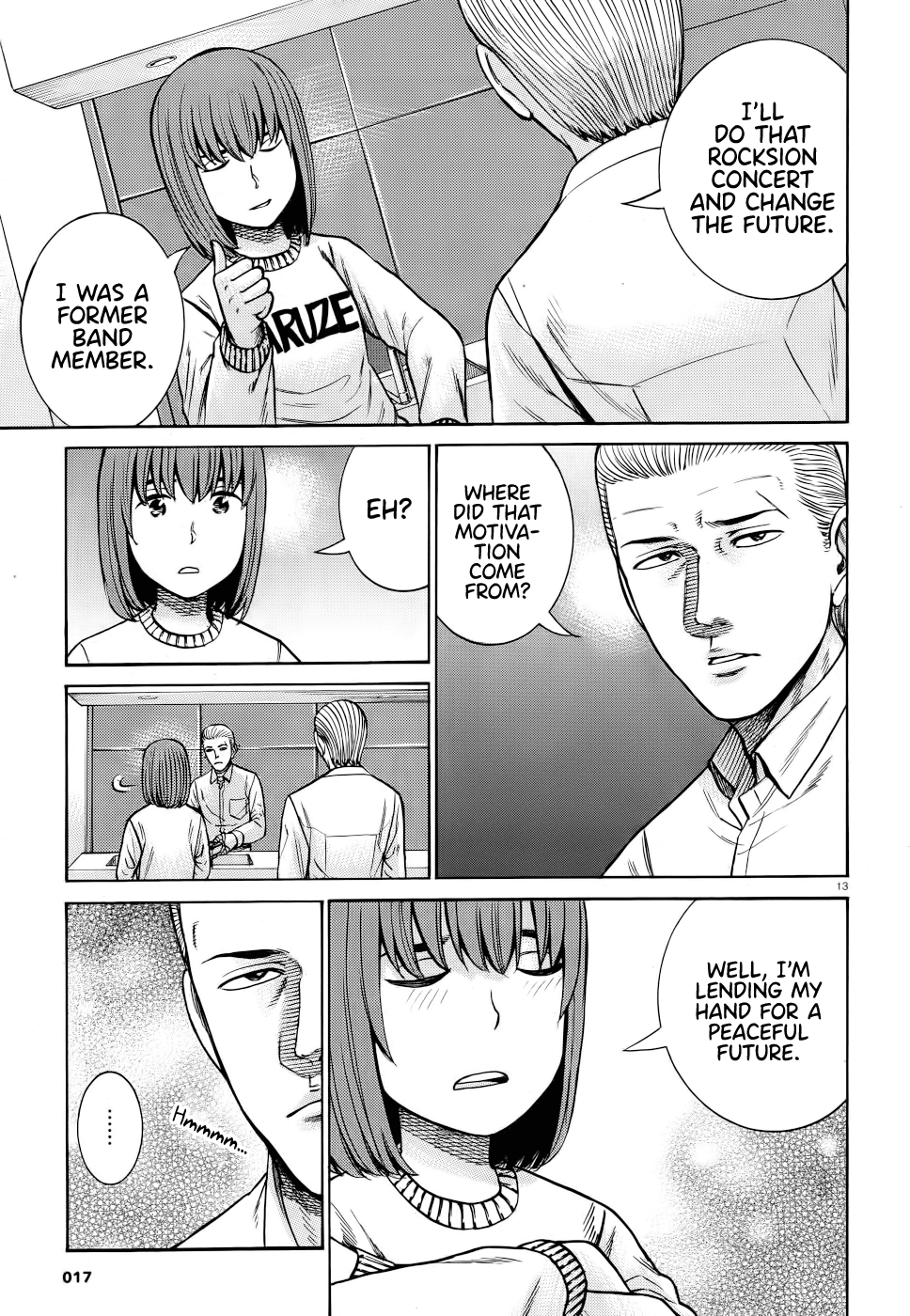 Hinamatsuri Chapter 90 page 13 - Chapter 90: Rocksion Will Change The World