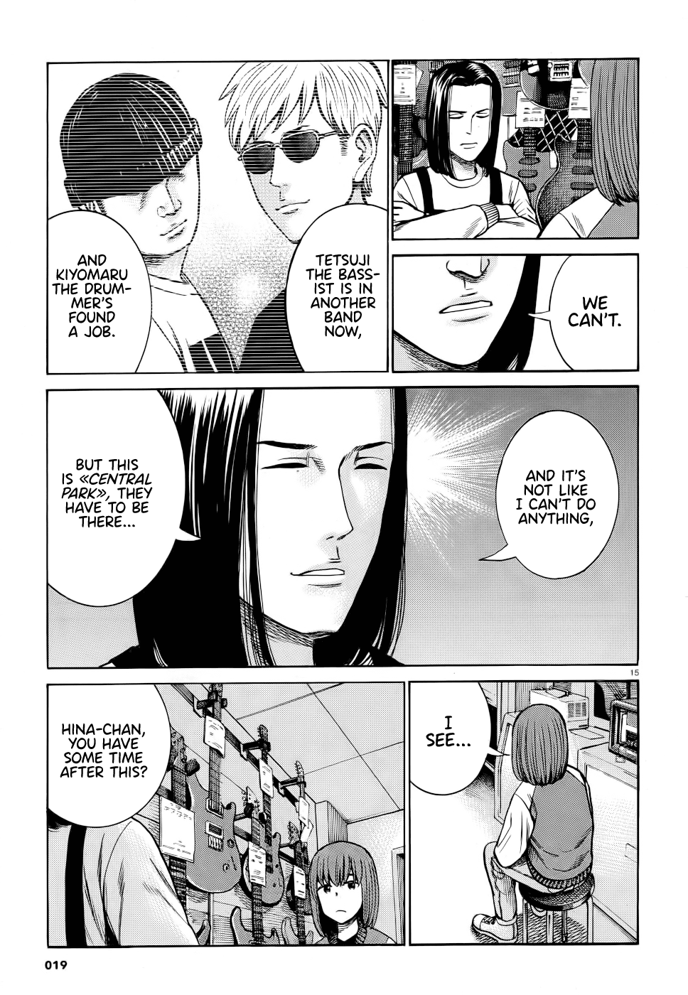 Hinamatsuri Chapter 90 page 15 - Chapter 90: Rocksion Will Change The World