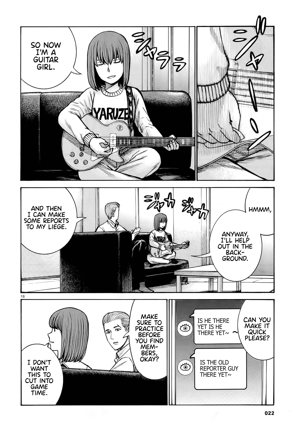 Hinamatsuri Chapter 90 page 17 - Chapter 90: Rocksion Will Change The World