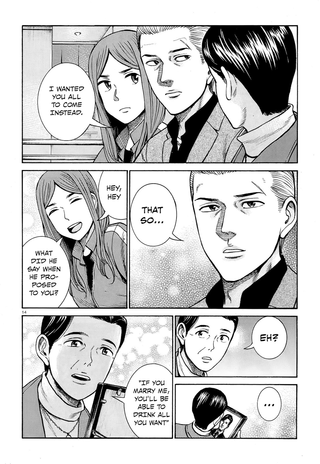 Hinamatsuri Chapter 91 page 14 - Chapter 91: Family Vacations are Difficult