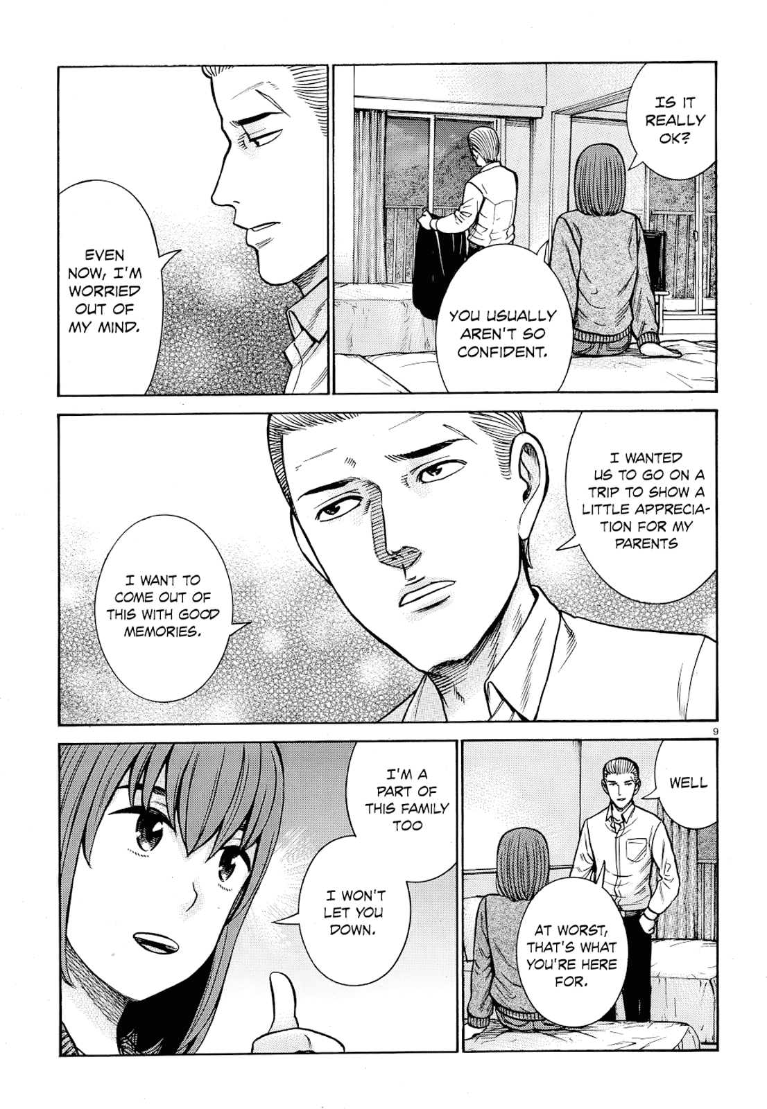 Hinamatsuri Chapter 91 page 9 - Chapter 91: Family Vacations are Difficult