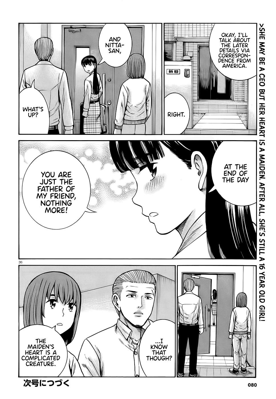 Hinamatsuri Chapter 93 page 36 - Chapter 93: Mishima Hitomi's great sleepover operation.