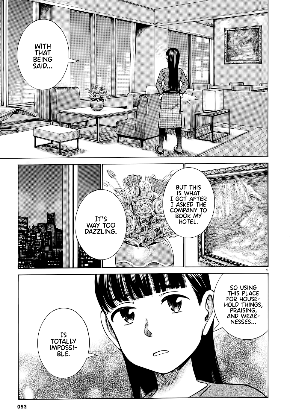 Hinamatsuri Chapter 93 page 9 - Chapter 93: Mishima Hitomi's great sleepover operation.