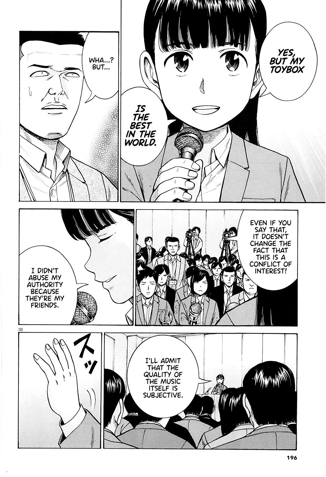 Hinamatsuri Chapter 94 page 38 - Chapter 94: A Woman Indulging in Money, Power, and Status.
