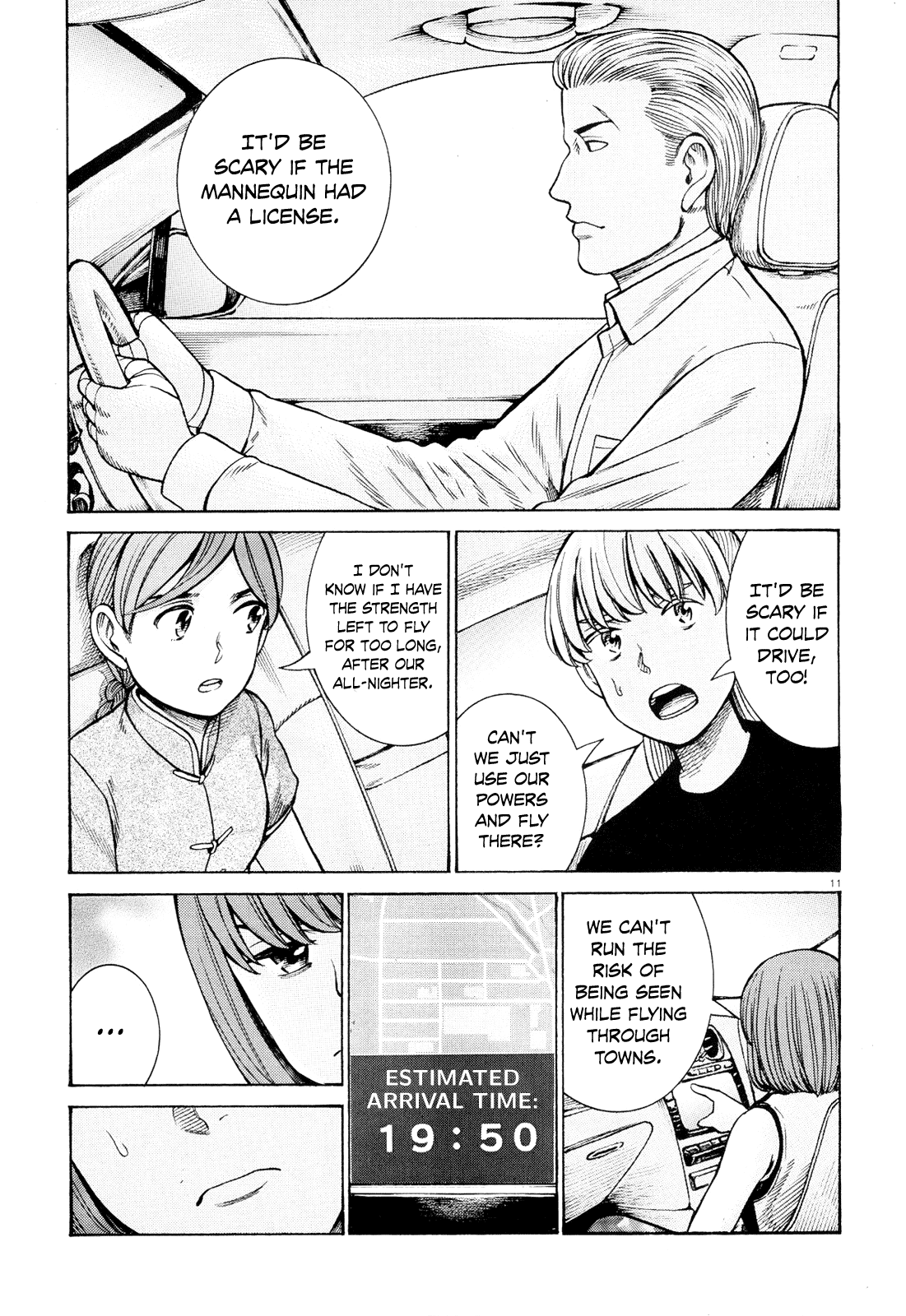 Hinamatsuri Chapter 96 page 11 - Chapter 96: Disassembly! Total Destruction! Goodbye!