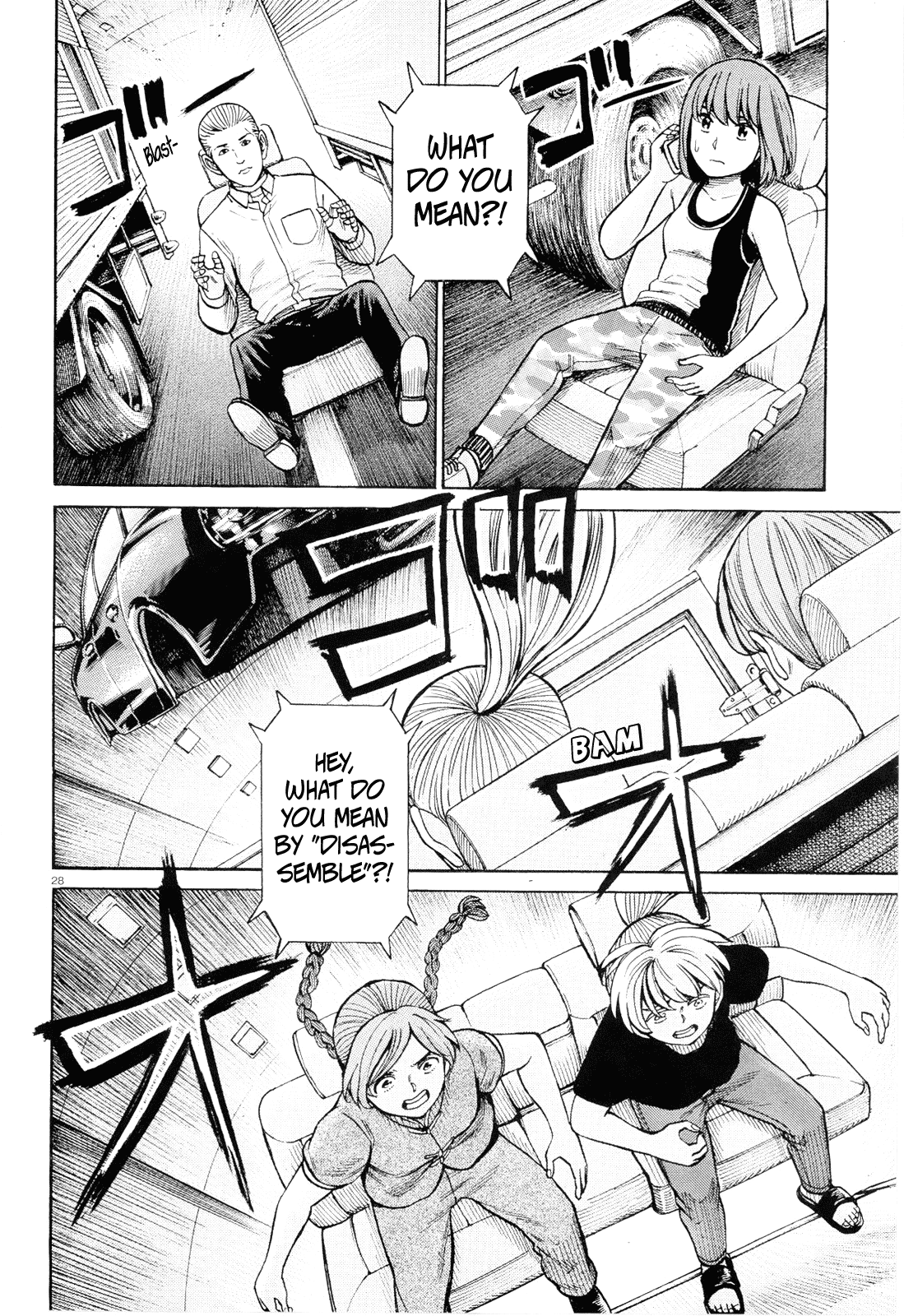 Hinamatsuri Chapter 96 page 28 - Chapter 96: Disassembly! Total Destruction! Goodbye!