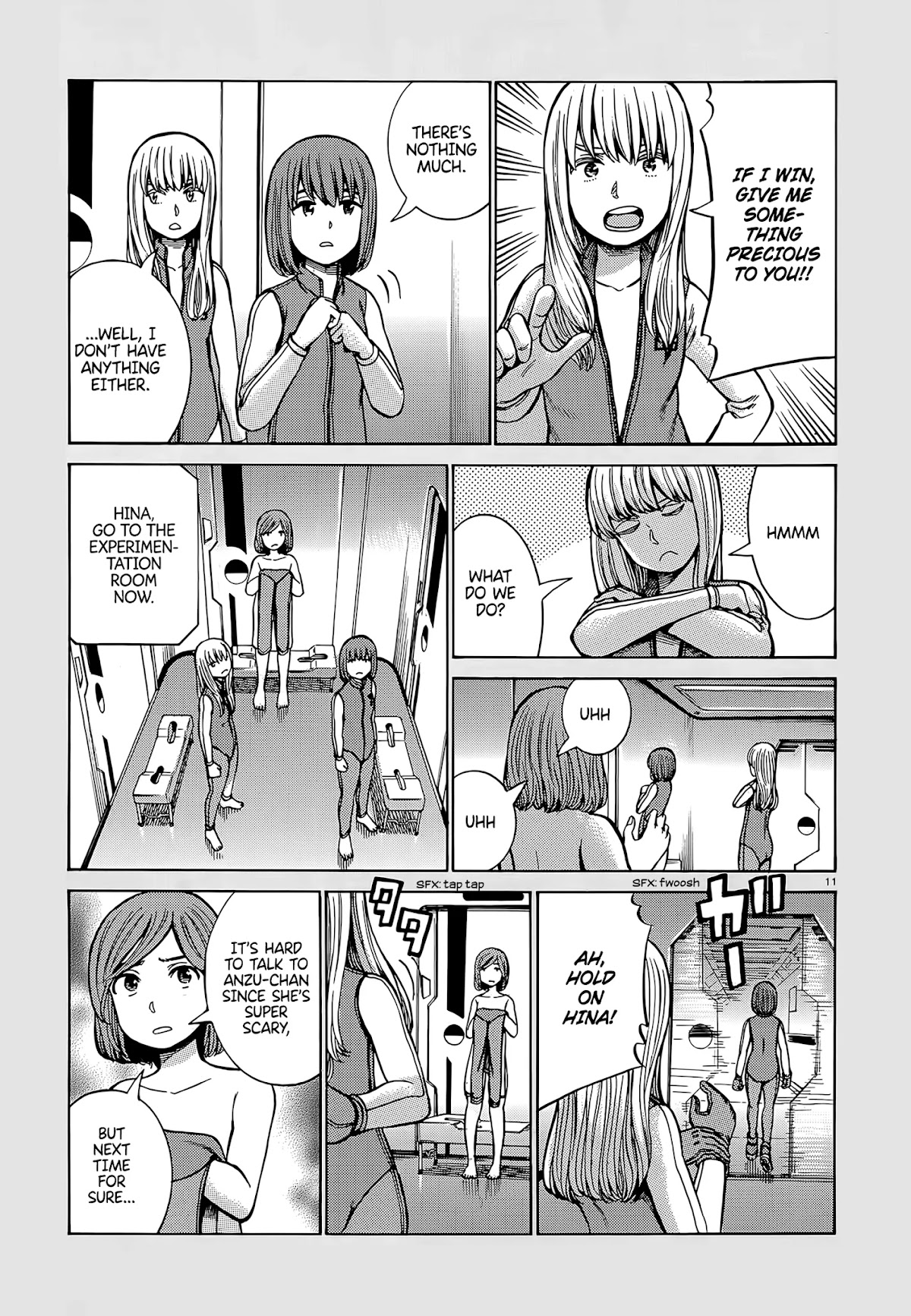 Hinamatsuri Chapter 98 page 11 - Chapter 98: Good Job Everyone!