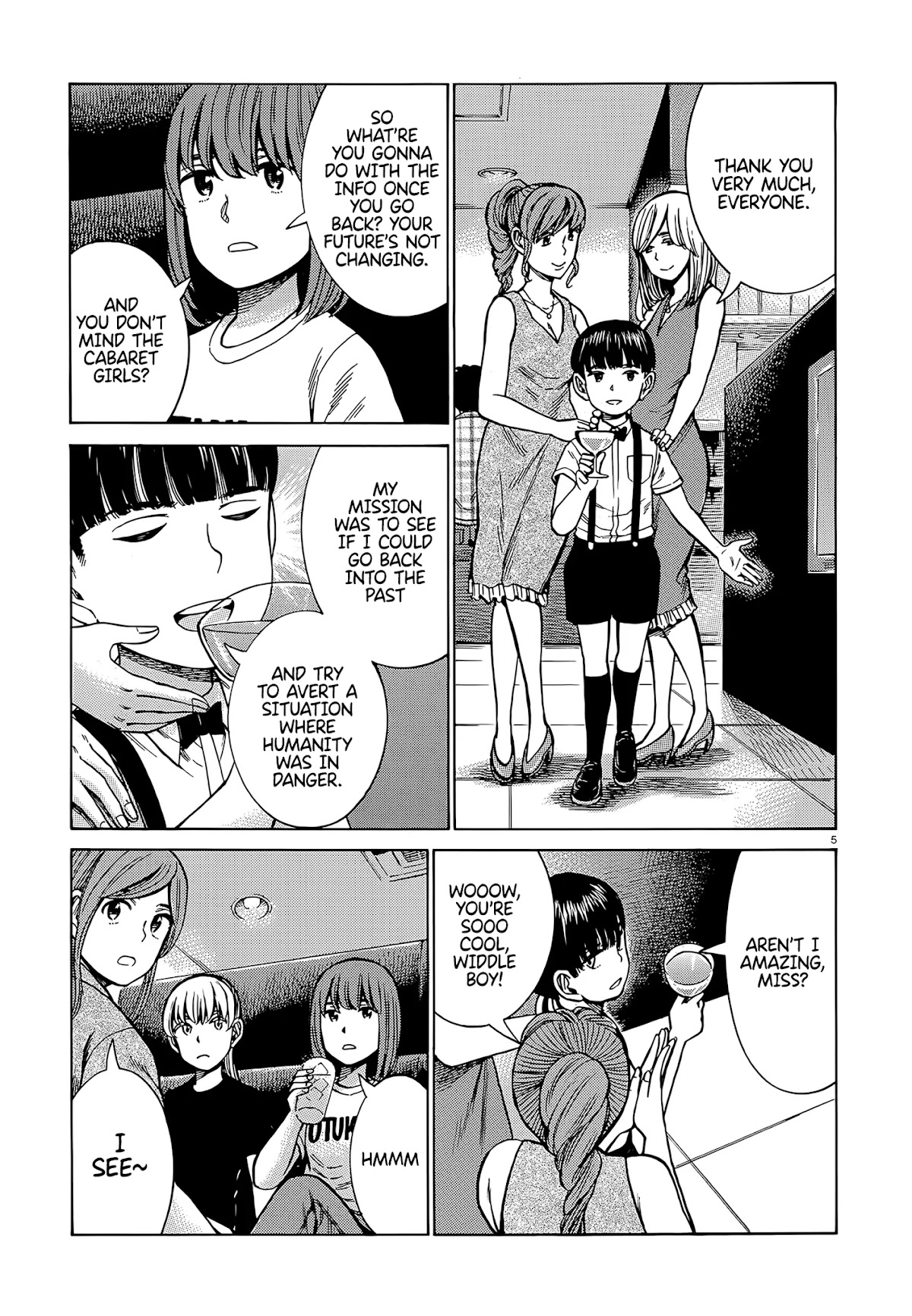 Hinamatsuri Chapter 98 page 5 - Chapter 98: Good Job Everyone!