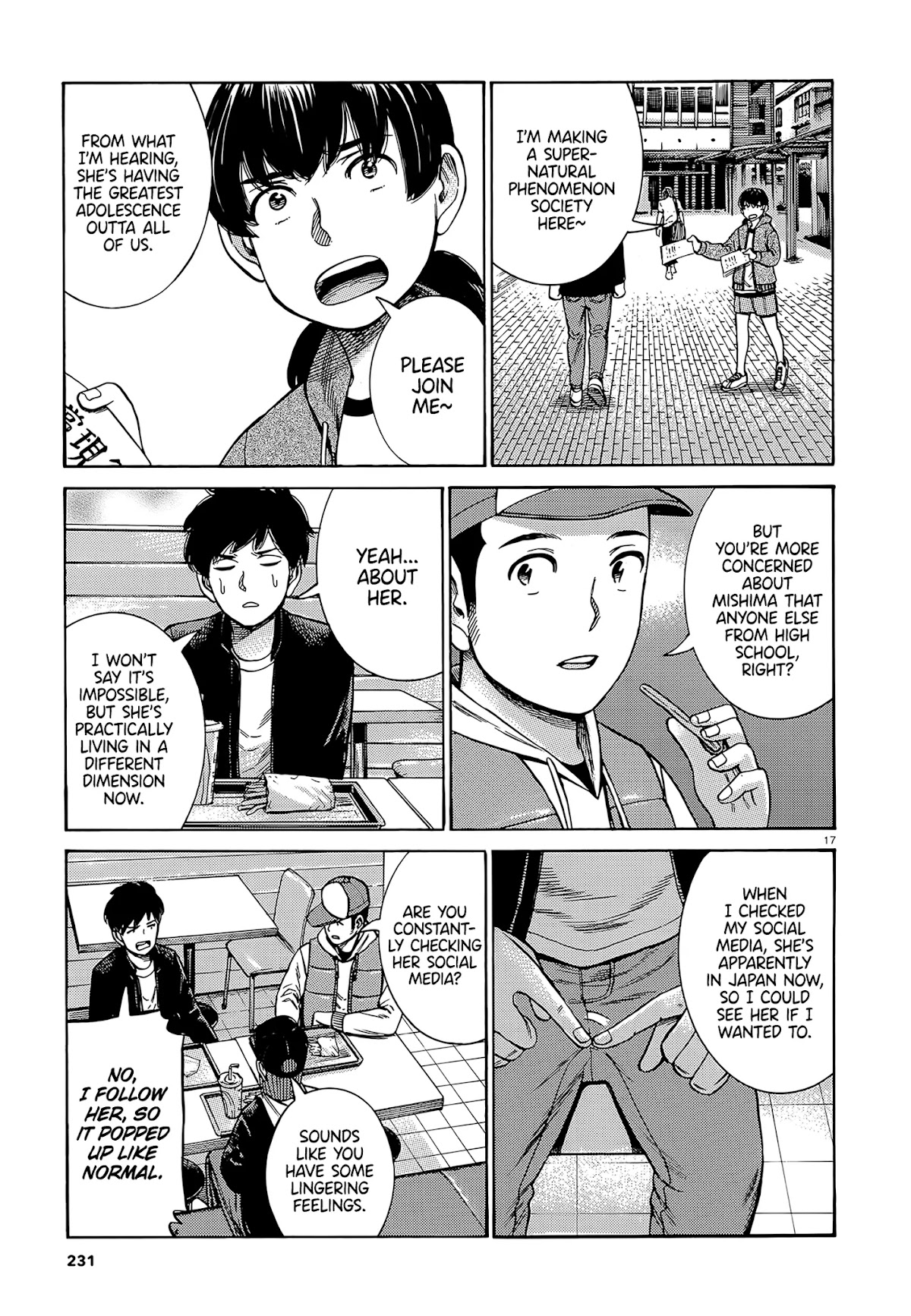 Hinamatsuri Chapter 99 page 17 - Chapter 99: Life Since Then (Part 1)