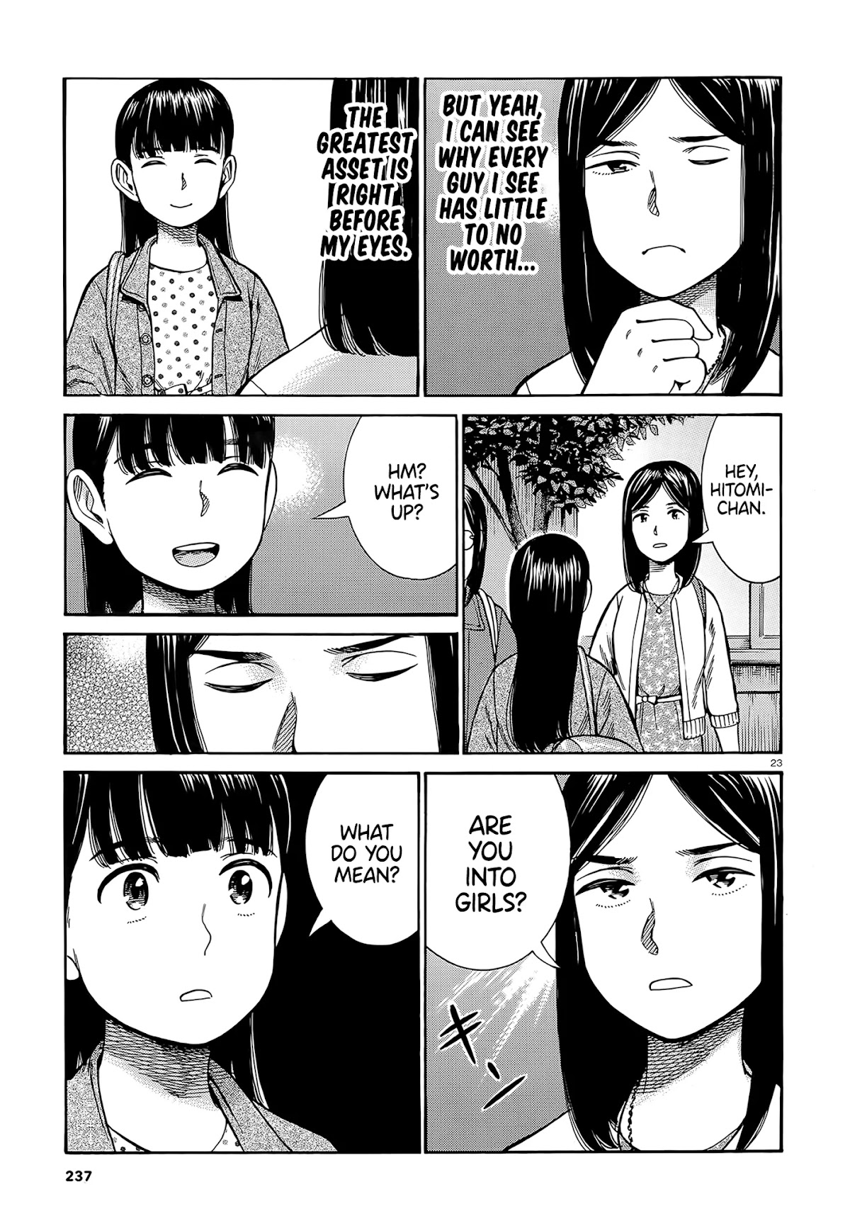 Hinamatsuri Chapter 99 page 23 - Chapter 99: Life Since Then (Part 1)