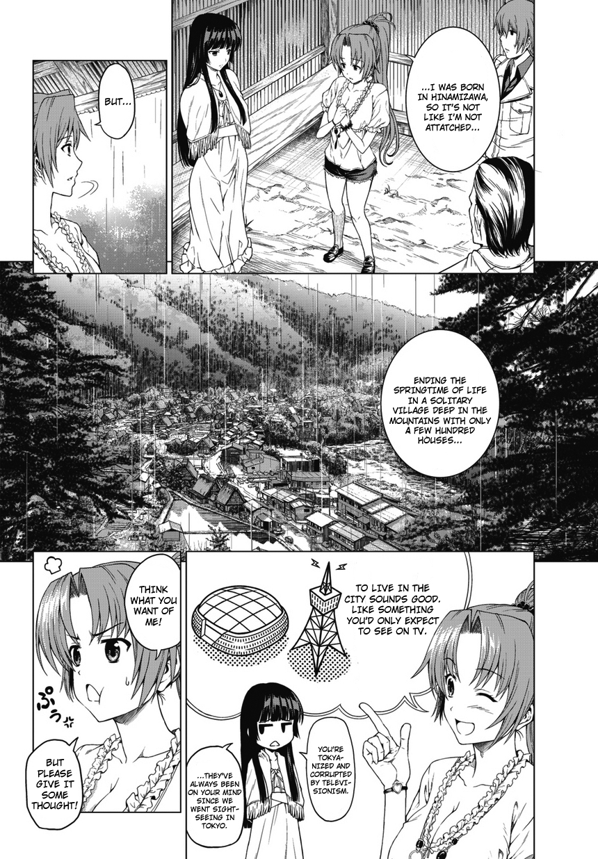 Hinamizawa Teiryuujo - Higurashi no Naku Koro ni Genten Chapter 1.2 page 24 - Chapter 1 v2 : Sound of Rainfall