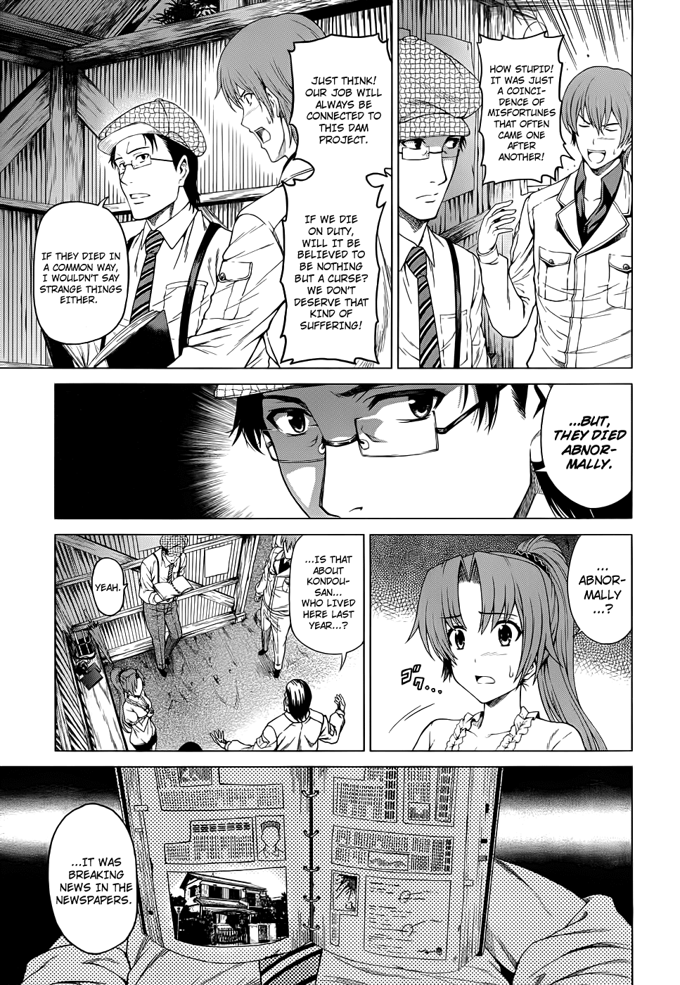 Hinamizawa Teiryuujo - Higurashi no Naku Koro ni Genten Chapter 2.2 page 6 - Chapter 2 v2 : The Beginning of the Curse