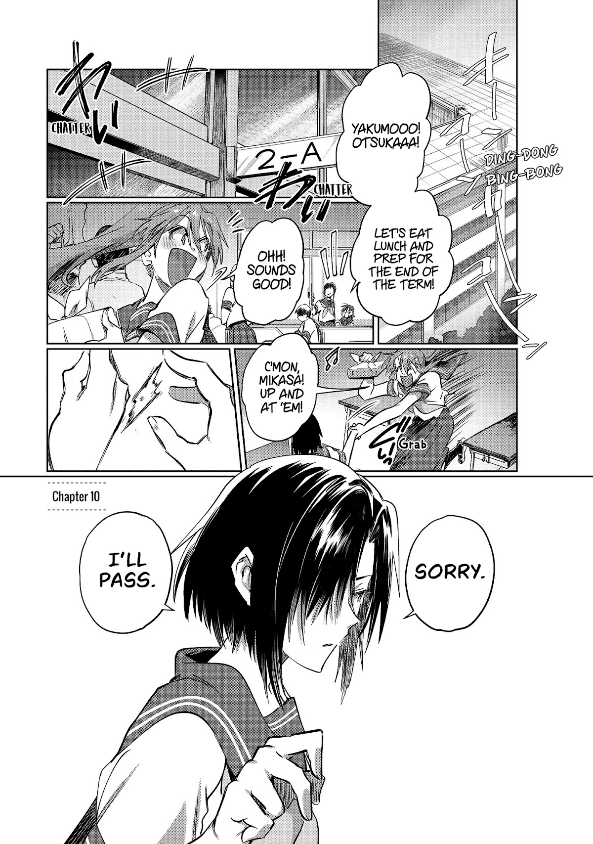 Hinata and Mikasa Chapter 10 page 2 - Chapter 10