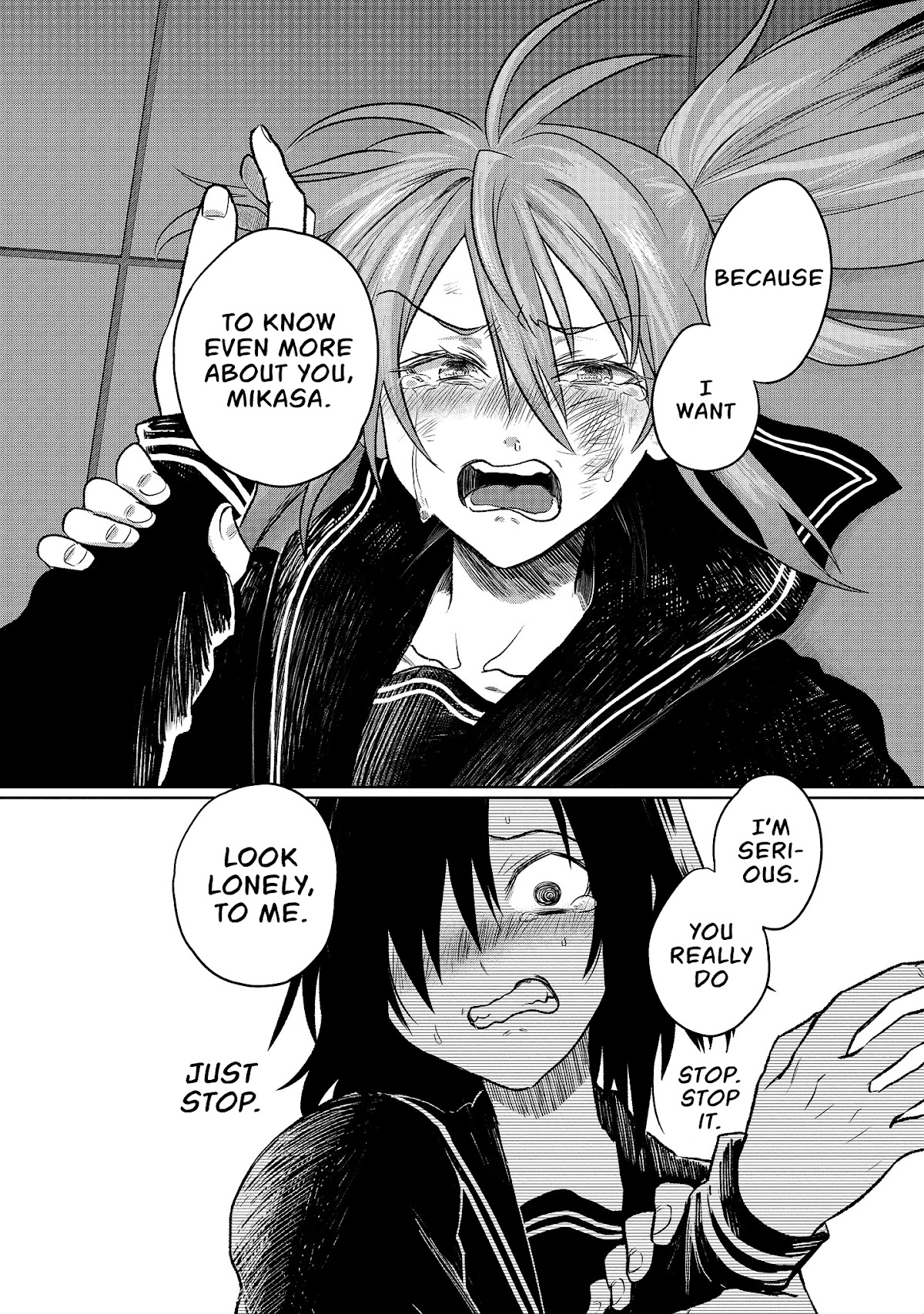 Hinata and Mikasa Chapter 3 page 9 - Chapter 3