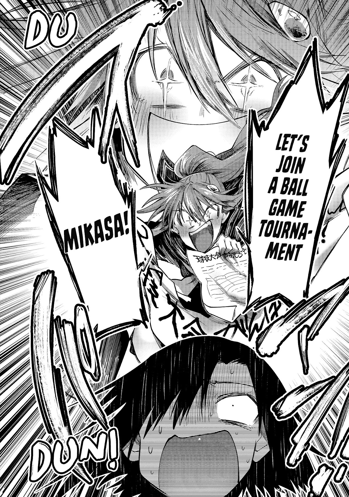 Hinata and Mikasa Chapter 4 page 13 - Chapter 4