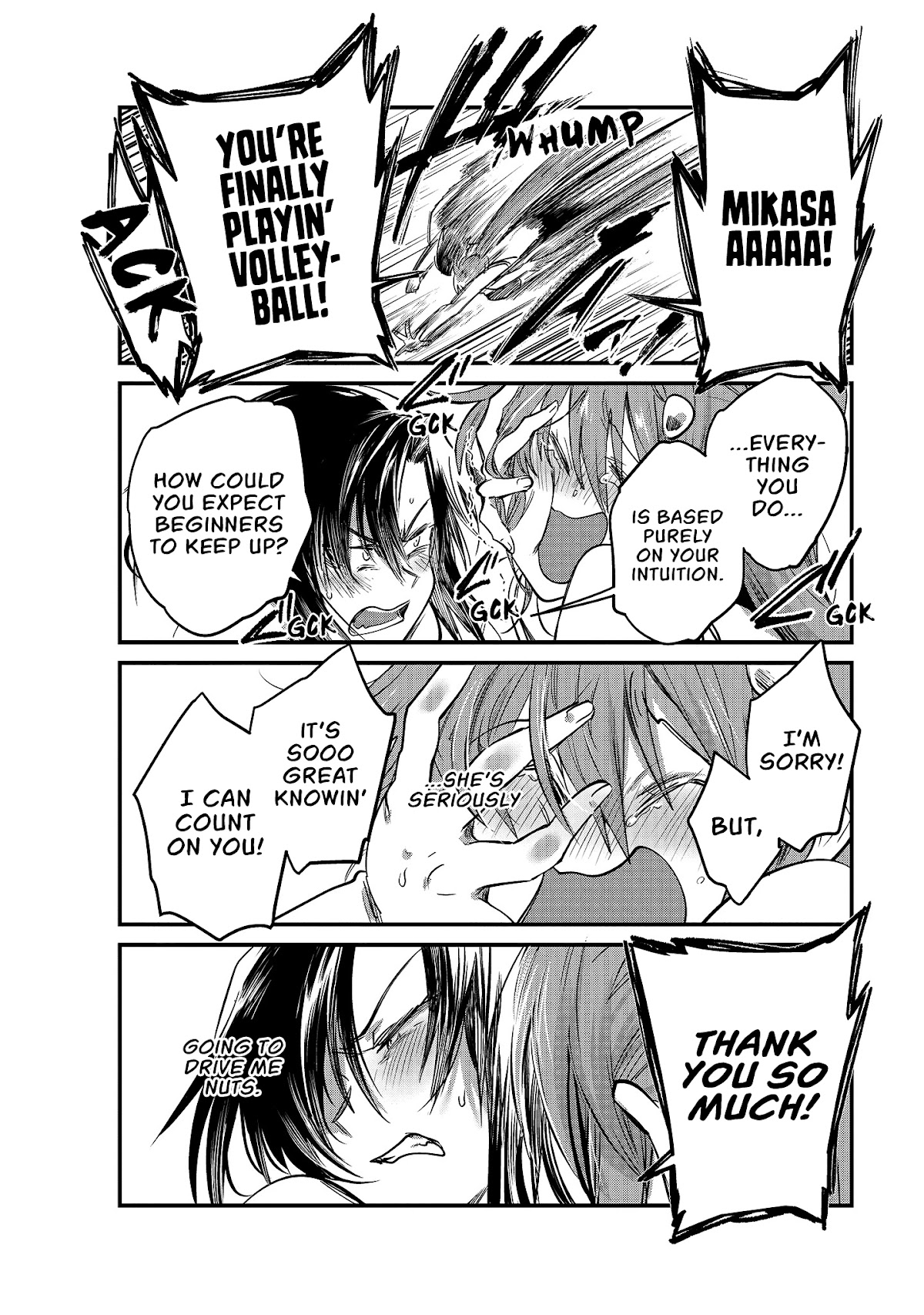 Hinata and Mikasa Chapter 5 page 11 - Chapter 5