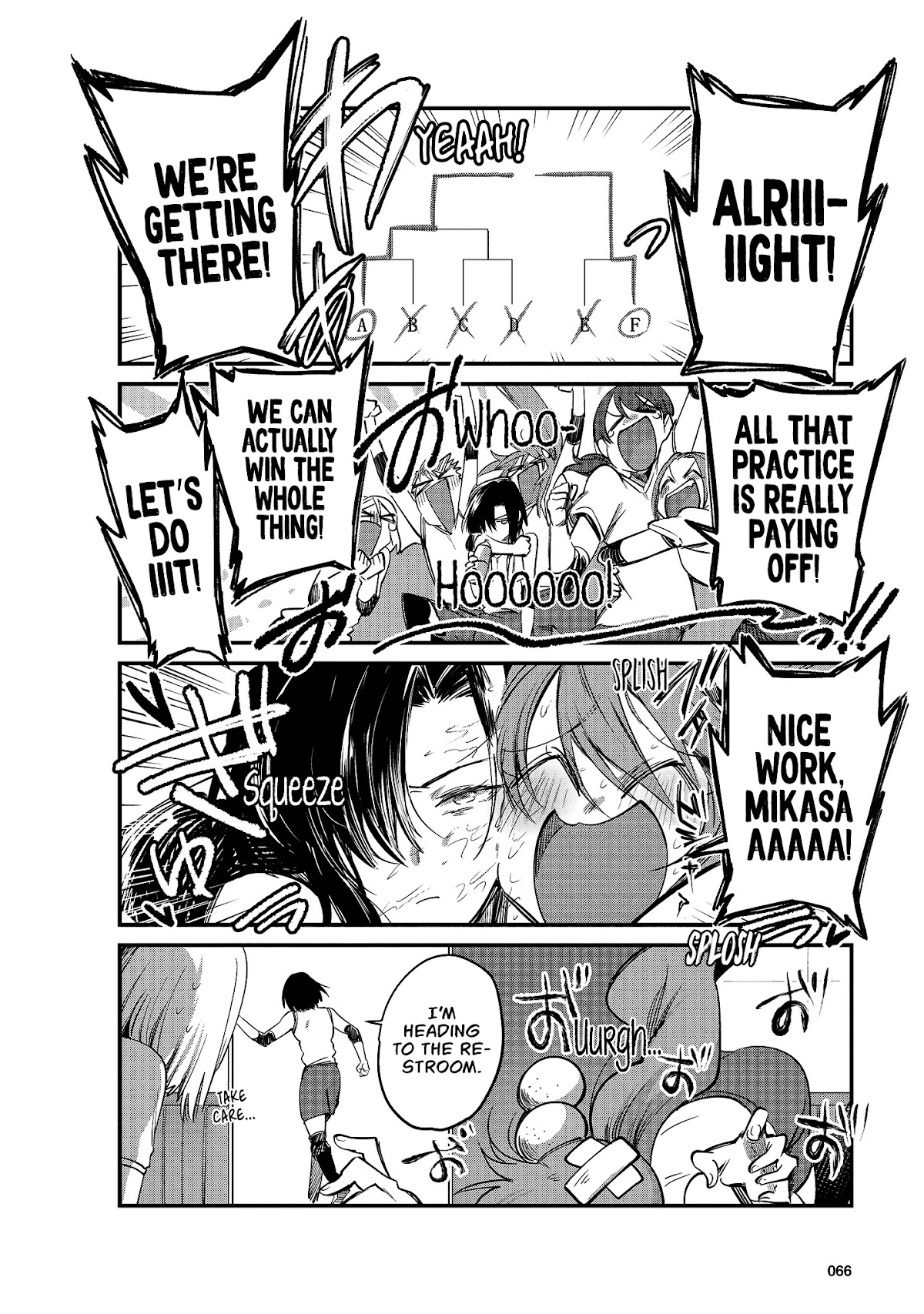 Hinata and Mikasa Chapter 6 page 3 - Chapter 6