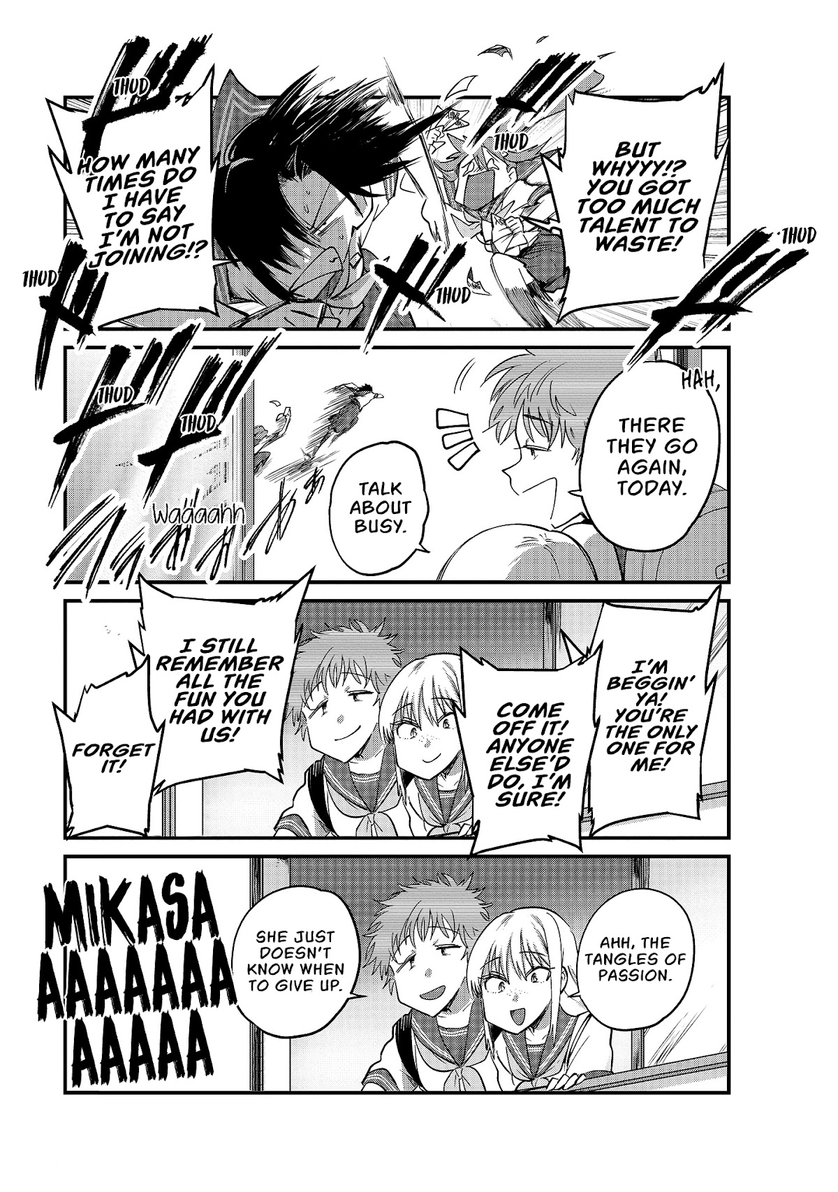 Hinata and Mikasa Chapter 7 page 4 - Chapter 7