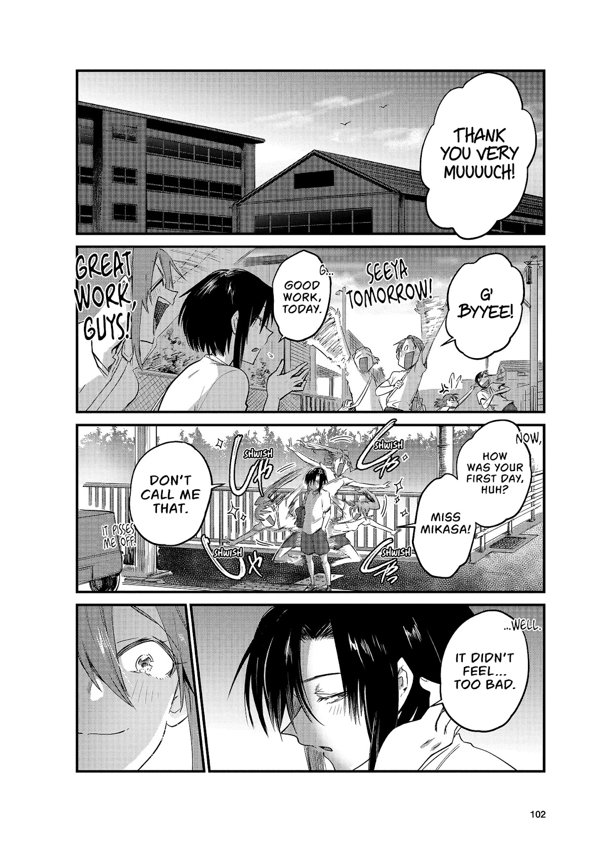 Hinata and Mikasa Chapter 8 page 11 - Chapter 8