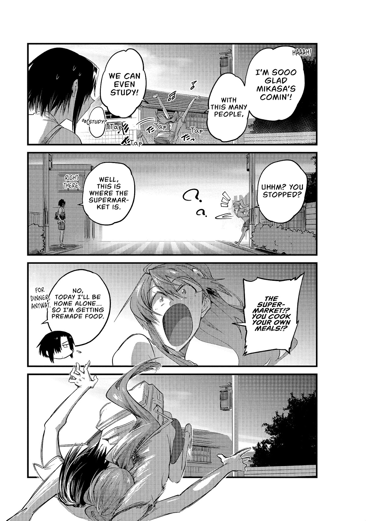Hinata and Mikasa Chapter 8 page 12 - Chapter 8