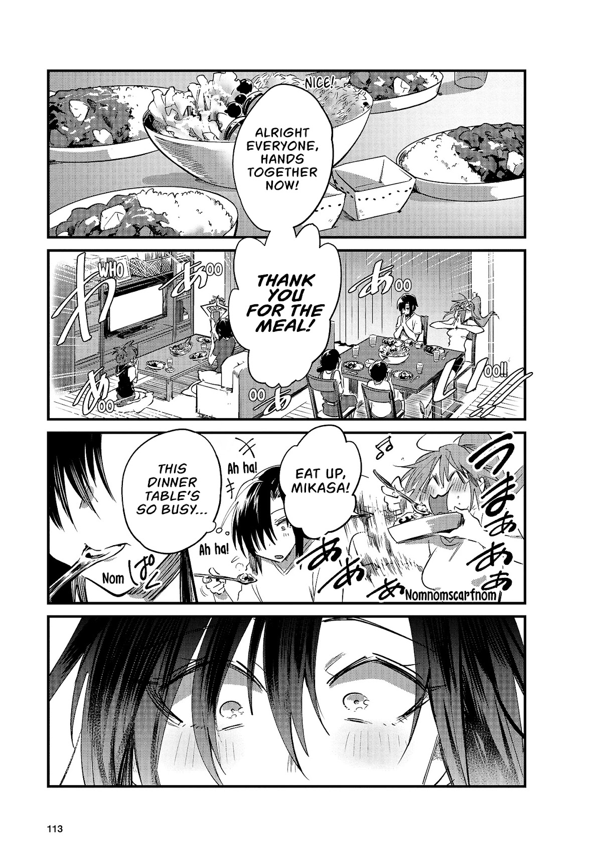 Hinata and Mikasa Chapter 9 page 8 - Chapter 9