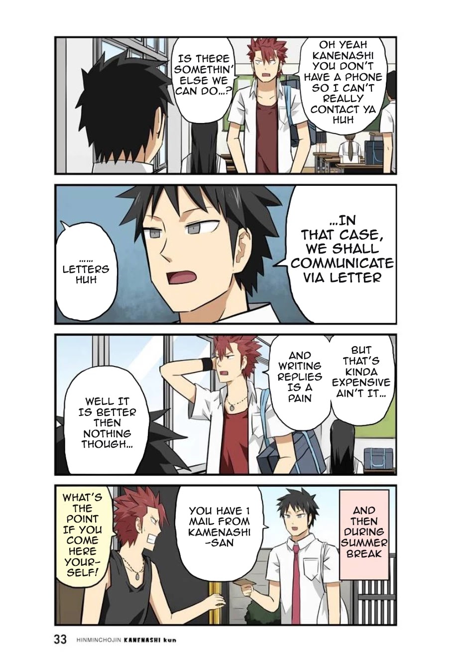Hinmin Choujin Kanenashi-kun Chapter 16 page 6 - Chapter 16