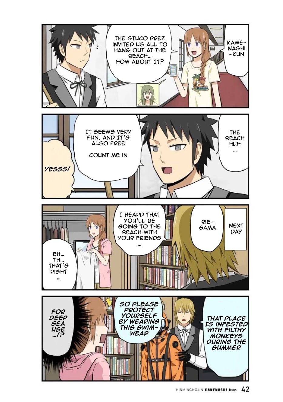 Hinmin Choujin Kanenashi-kun Chapter 17 page 4 - Chapter 17