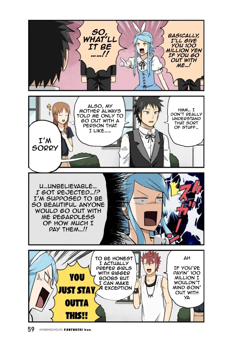 Hinmin Choujin Kanenashi-kun Chapter 18 page 10 - Chapter 18