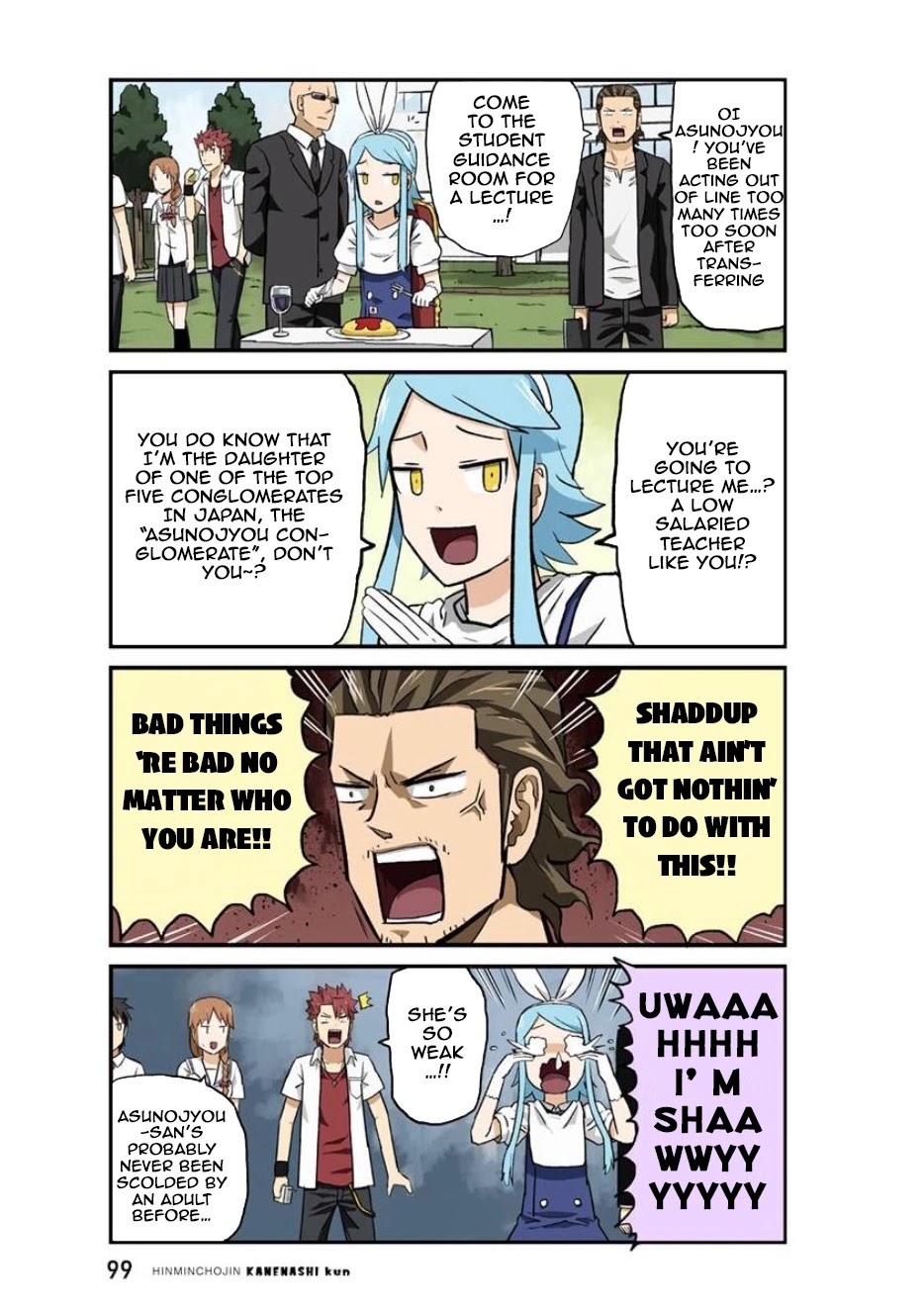 Hinmin Choujin Kanenashi-kun Chapter 21 page 8 - Chapter 21
