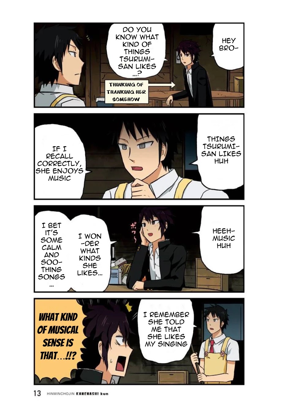 Hinmin Choujin Kanenashi-kun Chapter 27 page 14 - Chapter 27