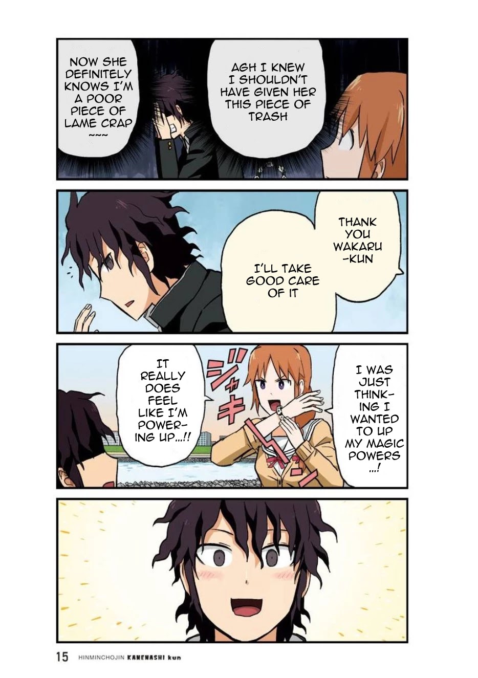 Hinmin Choujin Kanenashi-kun Chapter 27 page 16 - Chapter 27