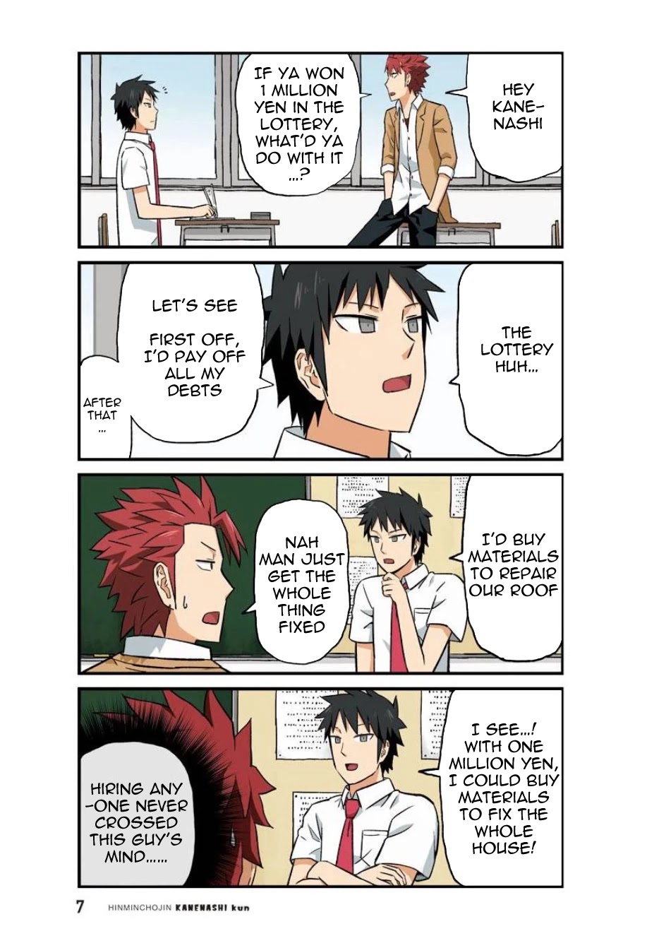 Hinmin Choujin Kanenashi-kun Chapter 27 page 8 - Chapter 27