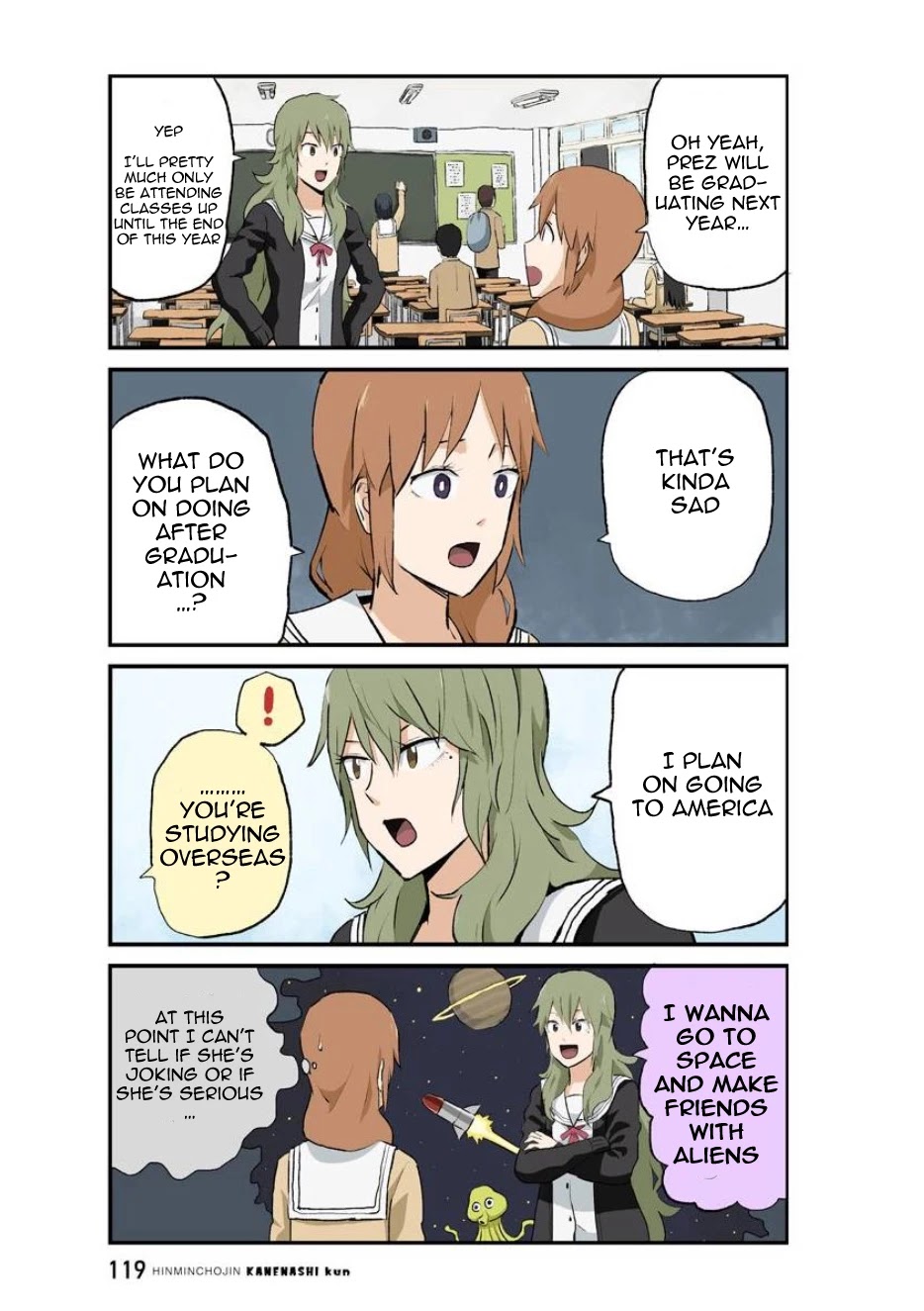 Hinmin Choujin Kanenashi-kun Chapter 36 page 4 - Chapter 36