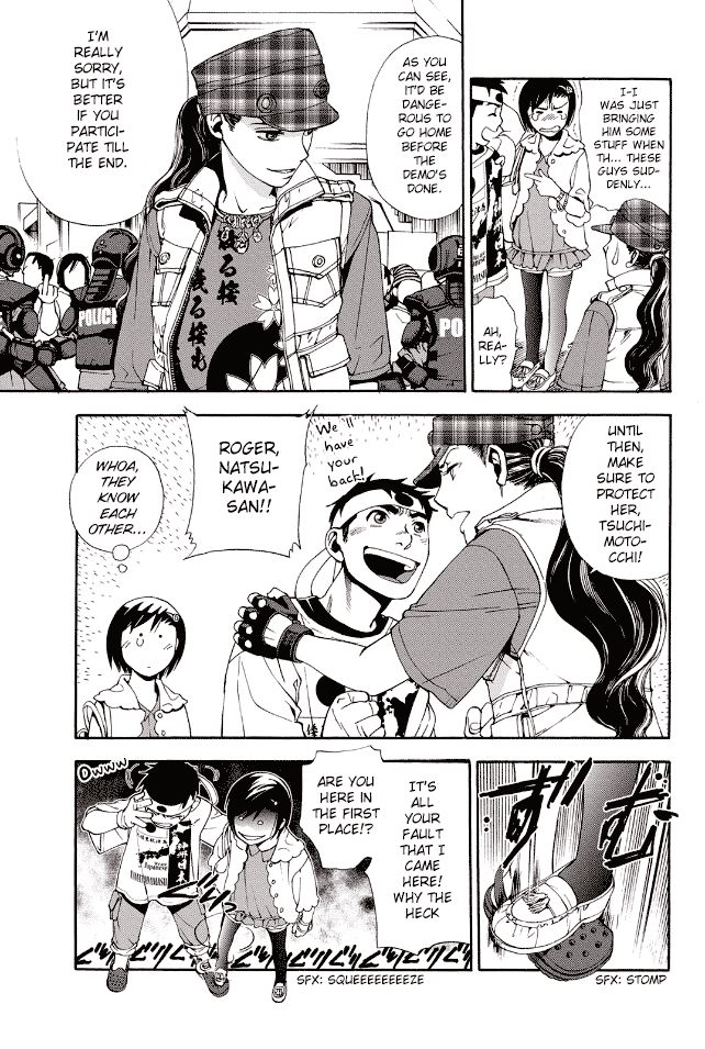 Hinomaru Gaisen Otome Chapter 1 page 17 - Chapter 1 : Demonstrating!? Screw this!