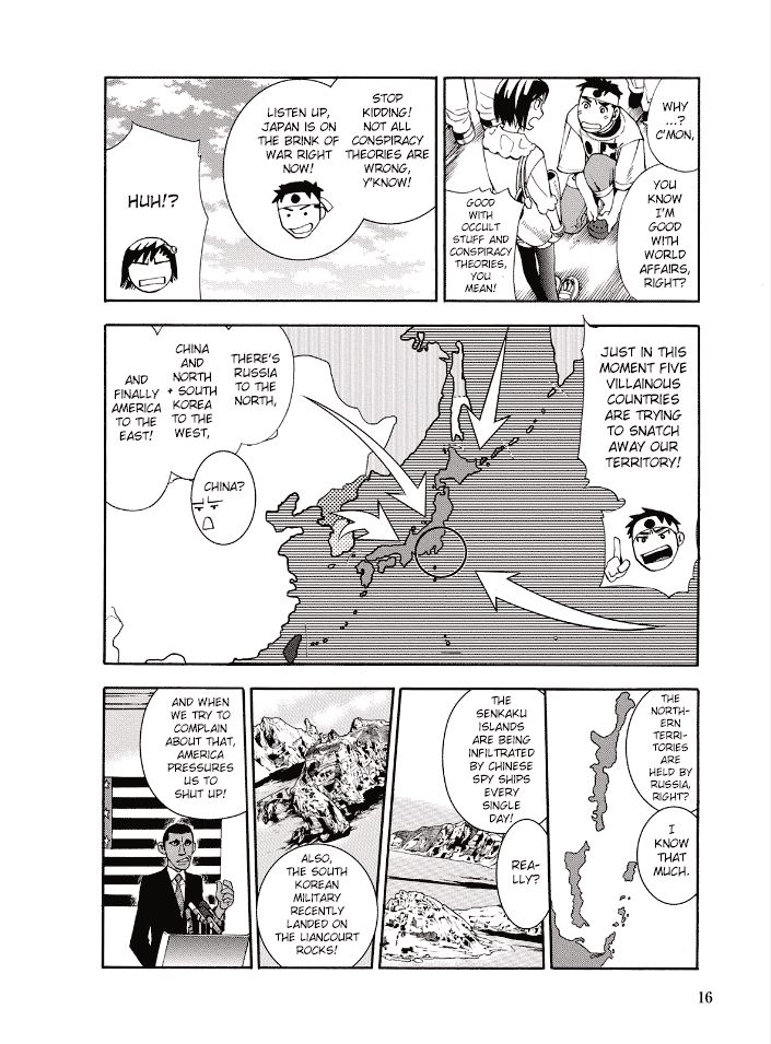 Hinomaru Gaisen Otome Chapter 1 page 18 - Chapter 1 : Demonstrating!? Screw this!