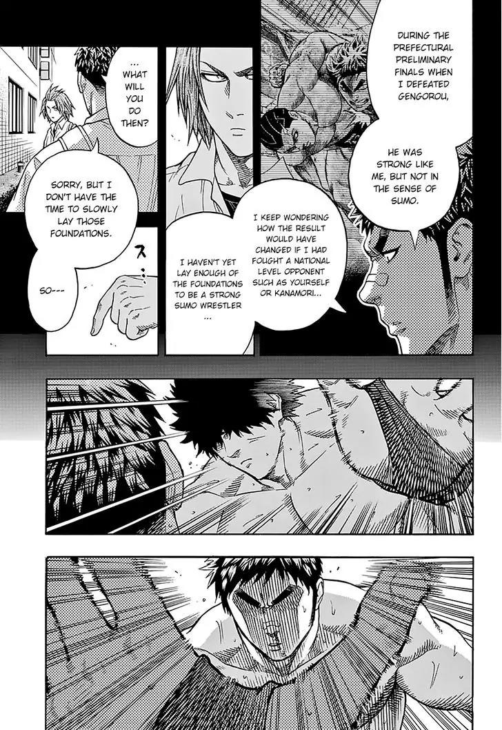 Hinomaru Zumou Chapter 102 page 14 - Chapter 102: Oodenta Mitsuyo Vs Kunisaki Chihiro