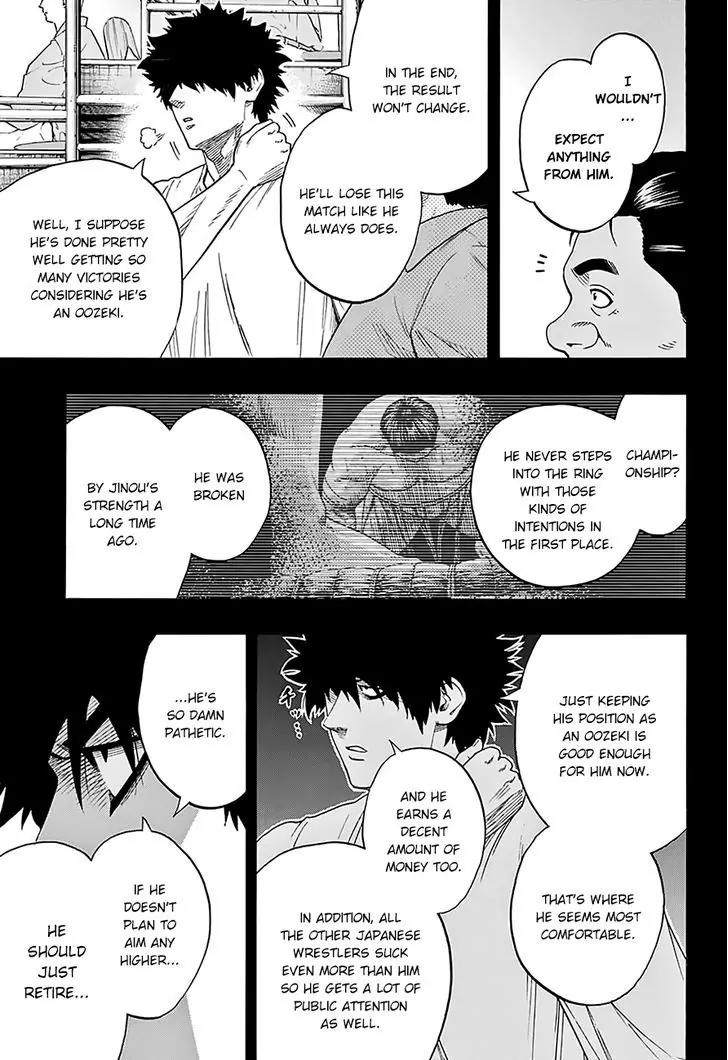 Hinomaru Zumou Chapter 103 page 9 - Chapter 103: Oodenta Mitsuyo Vs Kunisaki Chihiro 2
