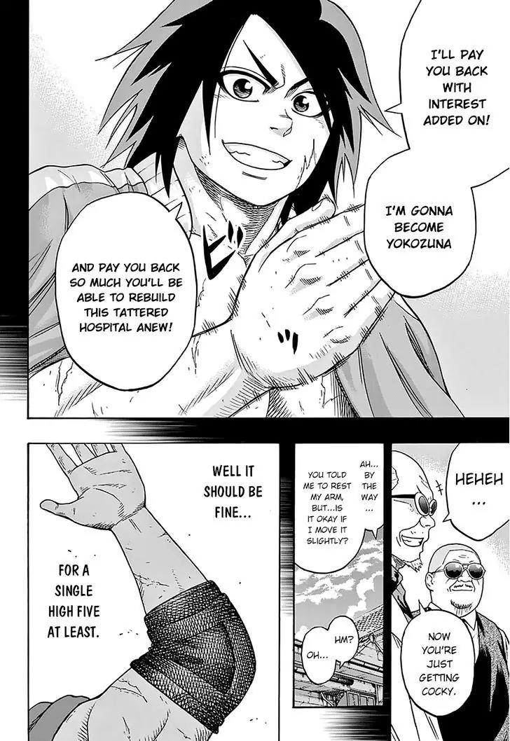 Hinomaru Zumou Chapter 105 page 20 - Chapter 105: The End of The First Day