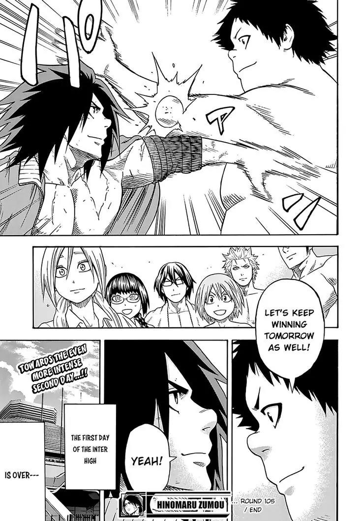 Hinomaru Zumou Chapter 105 page 21 - Chapter 105: The End of The First Day