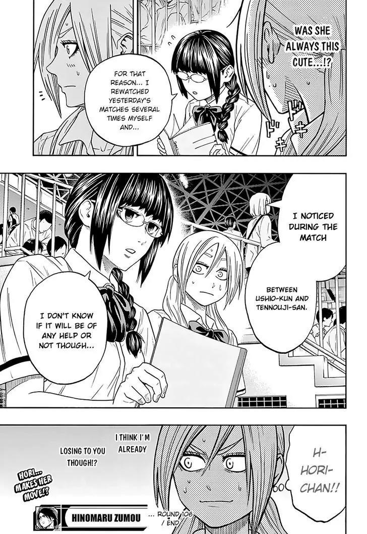 Hinomaru Zumou Chapter 106 page 19 - Chapter 106: Hori Chizuko's Story
