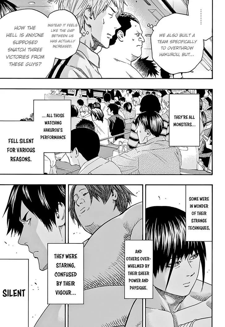 Hinomaru Zumou Chapter 108 page 15 - Chapter 108: Tottori Hakurou High School