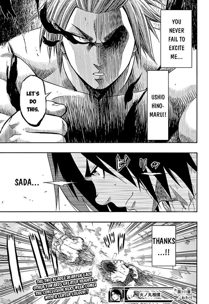 Hinomaru Zumou Chapter 111 page 19 - Chapter 111: Doujikiri Yasutsuna Vs Kusanagi no Tsurugi 2