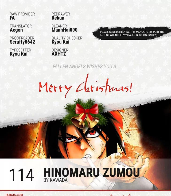 Hinomaru Zumou Chapter 114 page 1 - Chapter 114 : The Inter High's Third Day