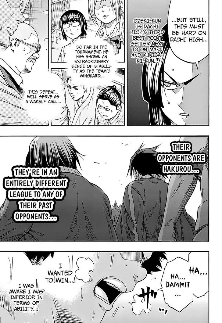 Hinomaru Zumou Chapter 117 page 13 - Chapter 117: Oodachi High School and Hakurou High School