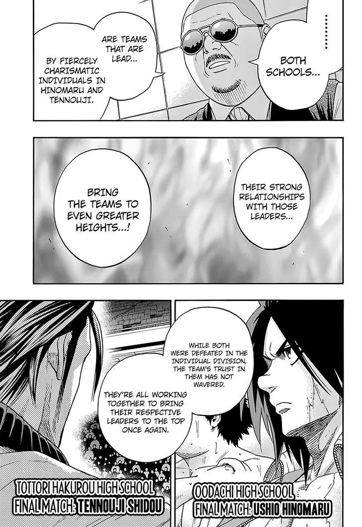 Hinomaru Zumou Chapter 117 page 19 - Chapter 117: Oodachi High School and Hakurou High School