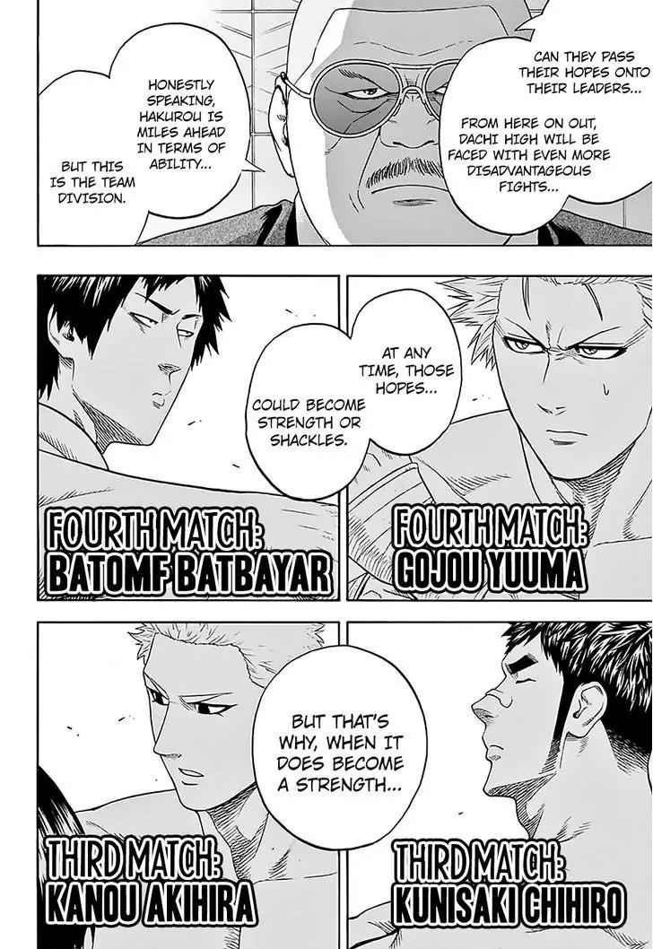 Hinomaru Zumou Chapter 117 page 20 - Chapter 117: Oodachi High School and Hakurou High School