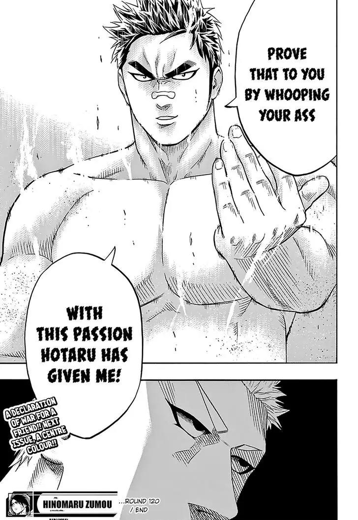 Hinomaru Zumou Chapter 120 page 20 - Chapter 120: Gratitude