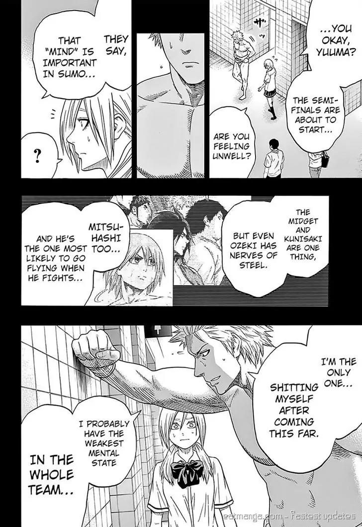 Hinomaru Zumou Chapter 123 page 12 - Chapter 123: Within a Weak Mind Lies a Strong Will