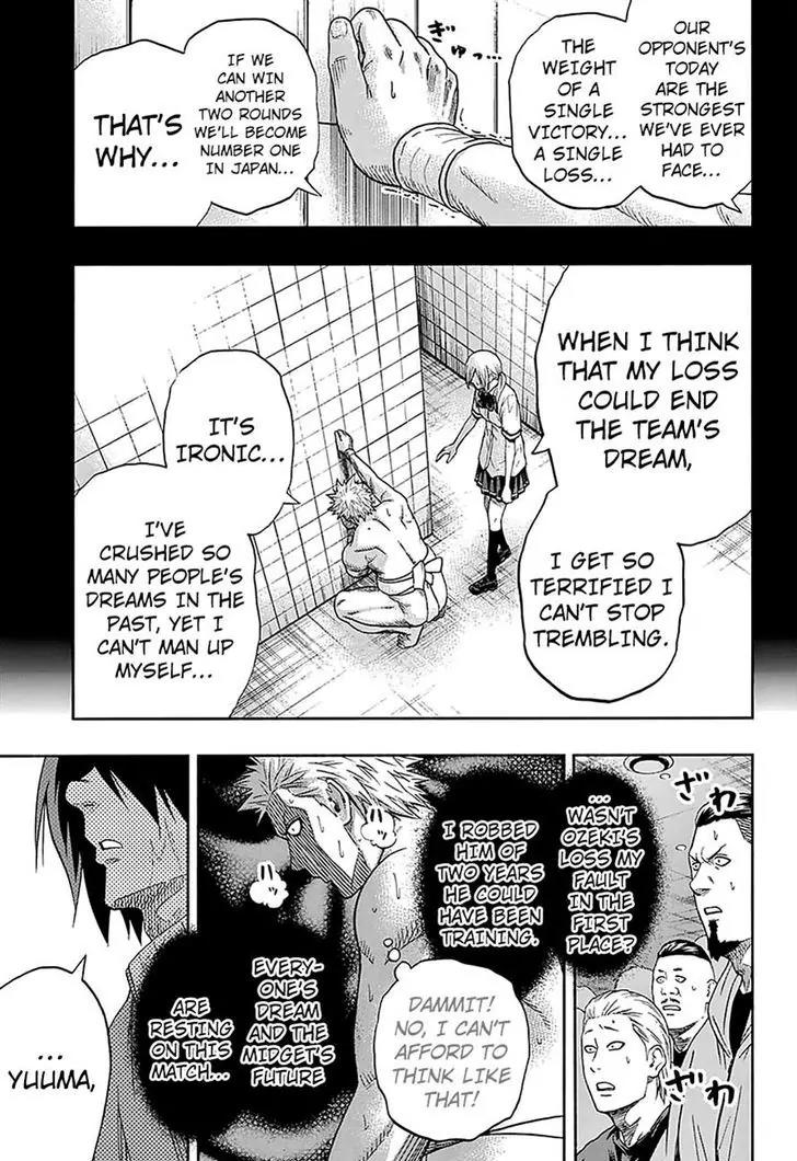 Hinomaru Zumou Chapter 123 page 13 - Chapter 123: Within a Weak Mind Lies a Strong Will