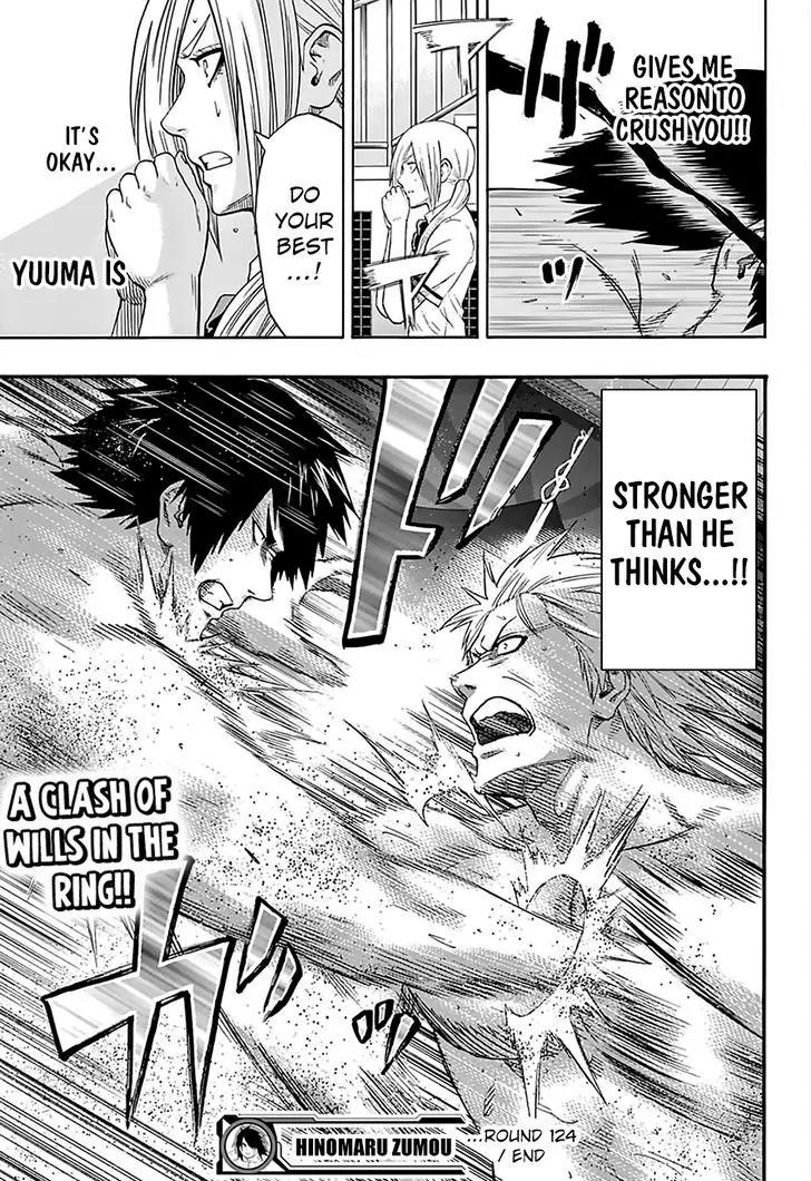 Hinomaru Zumou Chapter 124 page 19 - Chapter 124: With My Life On The Line...!